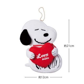 スヌーピーのふわふわWポーチ SNOOPY 付録(キャラクターグッズ)