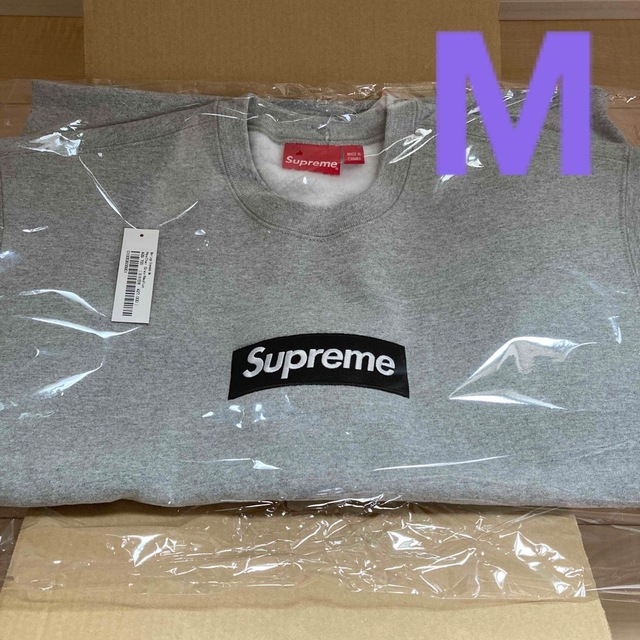 激安人気新品 Supreme - Supreme Box Logo Crewneck Heather Grey M