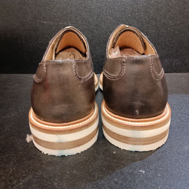 ブレコス（Brecos）イタリア製革靴 トープグレー 41 メンズの靴/シューズ(ドレス/ビジネス)の商品写真