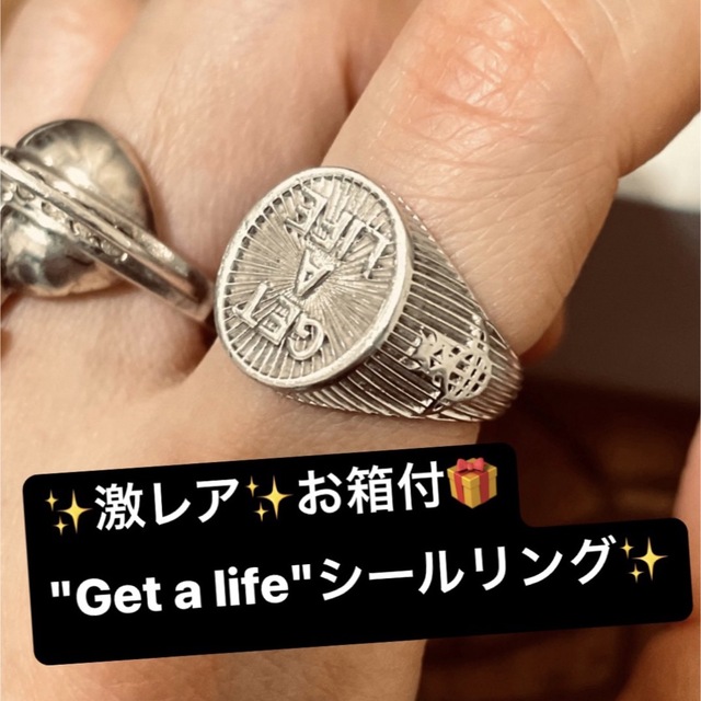 激レア限定品VivienneWestwoodオーブ/Get a lifeリング 【国産】 7249