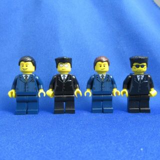 レゴ(Lego)のレゴ LEGO ミニフィグ　4体  スーツ男性　#19(知育玩具)