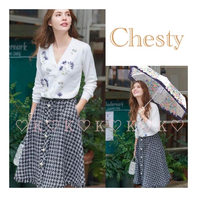 ♡新品 未使用 タグつき♡ chesty チェスティフレアースカート - web