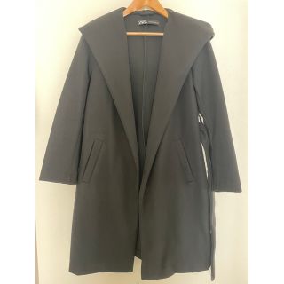 ザラ(ZARA)のZARA コート　ブラック(ロングコート)