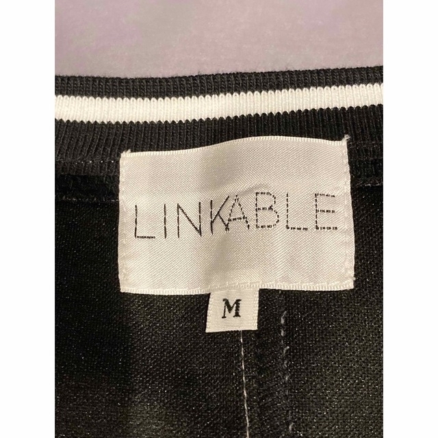 LINKABLE ボーダーテープワンピース レディースのワンピース(ロングワンピース/マキシワンピース)の商品写真