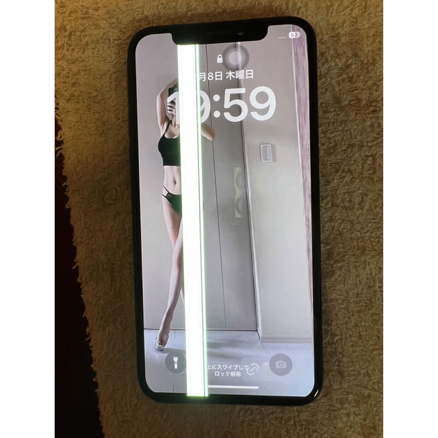 iPhone - iPhoneⅩ 純正フロントパネル ジャンクの通販 by けんた's