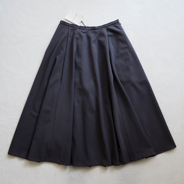 jun_store【新品タグ付】MADISON BLUE タック フレア ロングスカート 定価9万