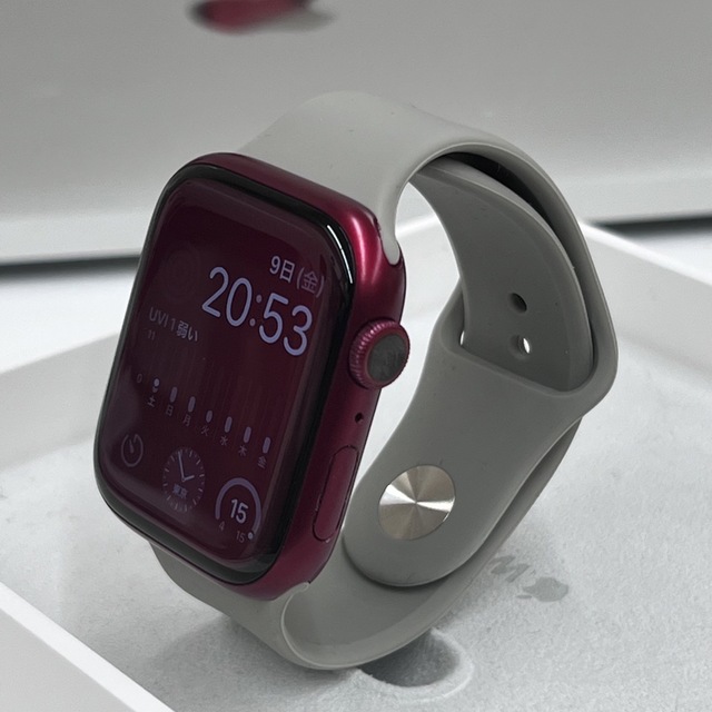 Apple Watch(アップルウォッチ)のW792 Apple Watch 7 45mm GPS+セルラー　レッド メンズの時計(腕時計(デジタル))の商品写真