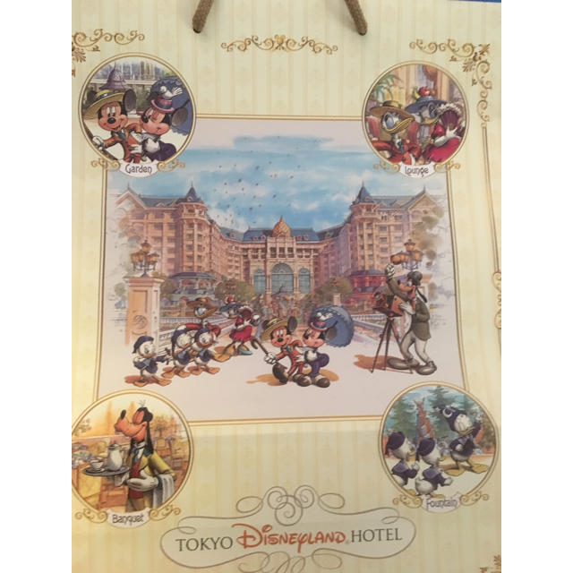 Disney(ディズニー)のお値下げ！新品✴︎ディズニーランドホテル ディズニーランド ショッパー エンタメ/ホビーのコレクション(ノベルティグッズ)の商品写真