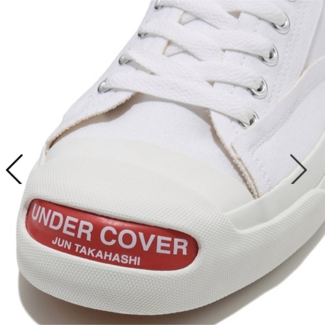 UNDER COVER アンダーカバー ジャックパーセル型スニーカー 白 M UNDER COVER アンダーカバー ジャックパーセル型スニーカー 白 M