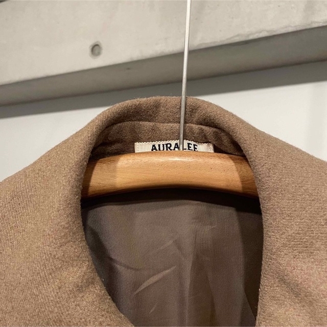 AURALEE(オーラリー)のAURALEE WOOL CASHMERE FLANNEL COAT オーラリー メンズのジャケット/アウター(トレンチコート)の商品写真