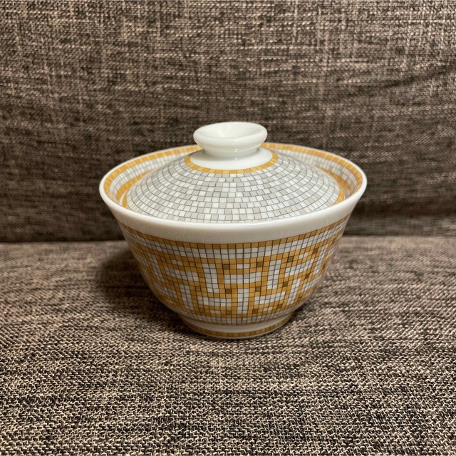 Hermes - エルメス ヴァンキャトル モザイク イエロー ティーカップの