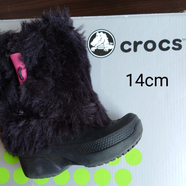crocs(クロックス)のcrocs 14cm ブーツ キッズ/ベビー/マタニティのベビー靴/シューズ(~14cm)(ブーツ)の商品写真