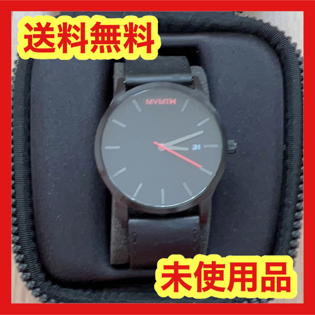 【❤️新品未使用 箱あり❤️】MVMT メンズ腕時計 ブラック