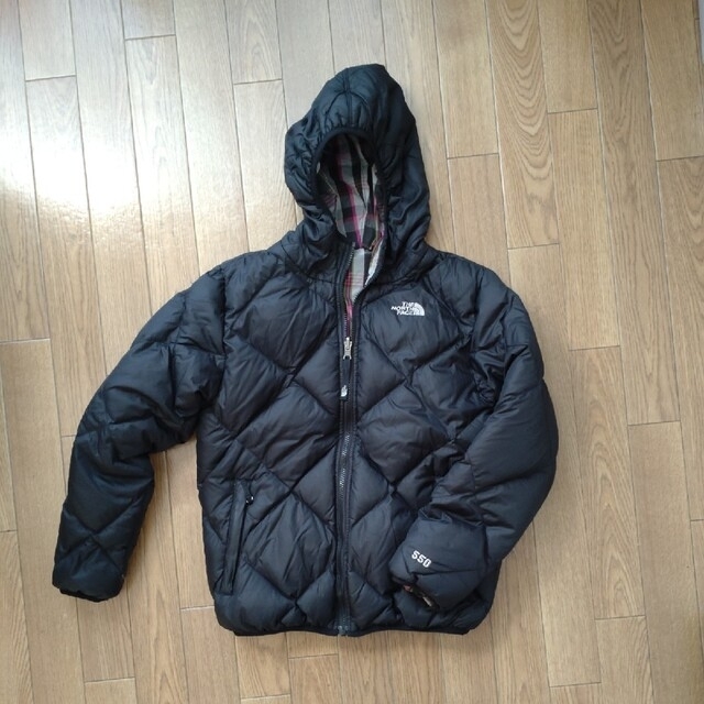 AquaTHE NORTH FACE  女の子 ダウンジャケット リバーシブル 140