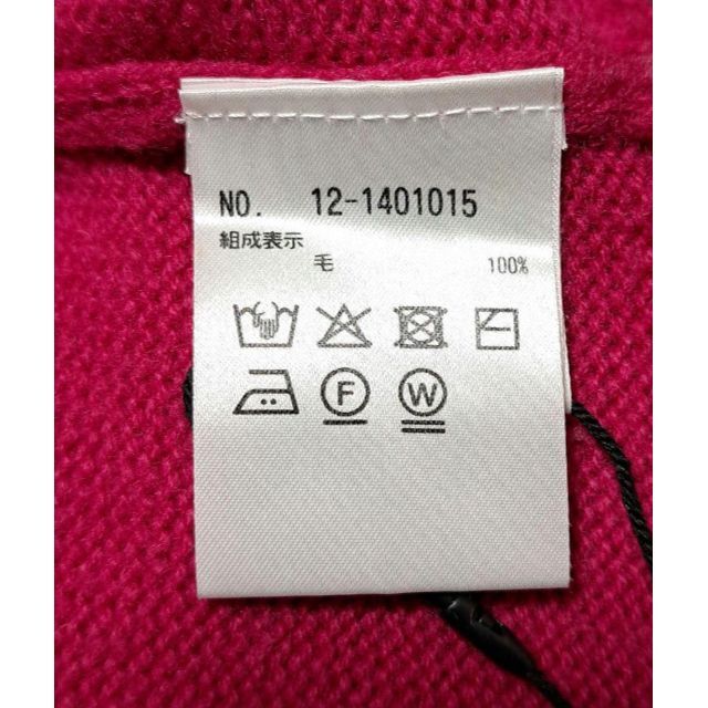 新品タグ付き PLST プラステ プレシャスウールクルーネックセーター ピンク