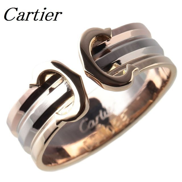 SALE／98%OFF】 Cartier カルティエ C2リング ホワイトゴールド 750WG 