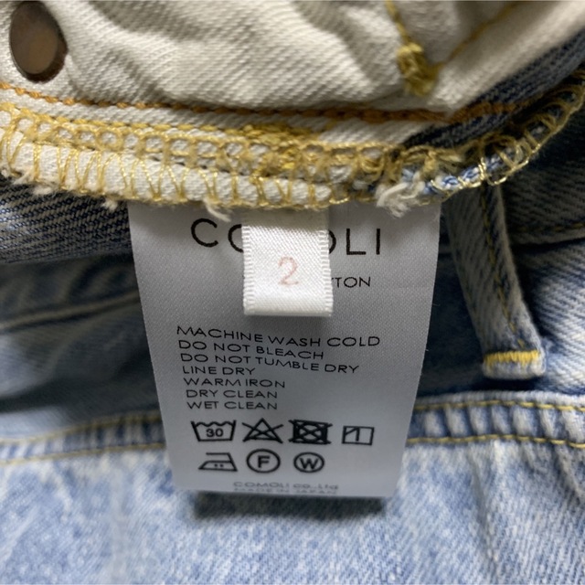 COMOLI(コモリ)の【COMOLI】21SS デニム5Pパンツ BLEACH/2 メンズのパンツ(デニム/ジーンズ)の商品写真