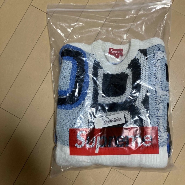 Supreme - 値下げ Supreme Chenille Logo Sweaterの通販 by Supreme - 値下げ Supreme Chenille Logo Sweaterの通販 by