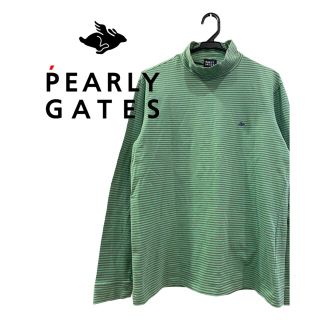 パーリーゲイツ(PEARLY GATES)のPEARLY GATES パーリーゲイツ メンズ ハイネック長袖ウェア ボーダー(ウエア)