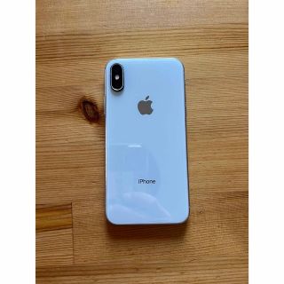 アイフォーン(iPhone)のiPhoneX Silver 64GB SIMなし(スマートフォン本体)