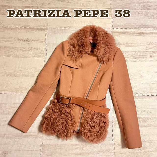 極美品> PATRIZIA PEPE パトリツィアペペ ムートンコート コート 愛用 ...