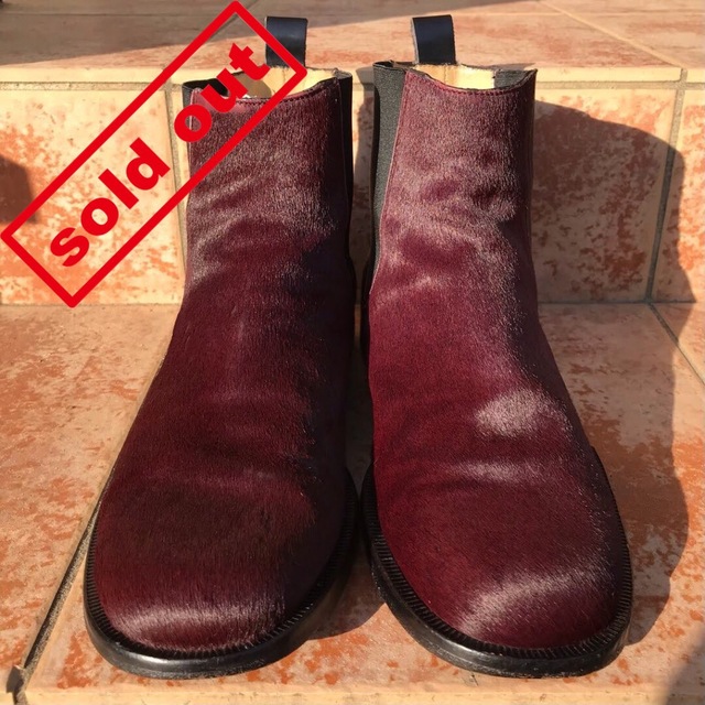 DOLCE&GABBANA(ドルチェアンドガッバーナ)のVtg　D&G　unborn calf　Chelsea boots メンズの靴/シューズ(ブーツ)の商品写真