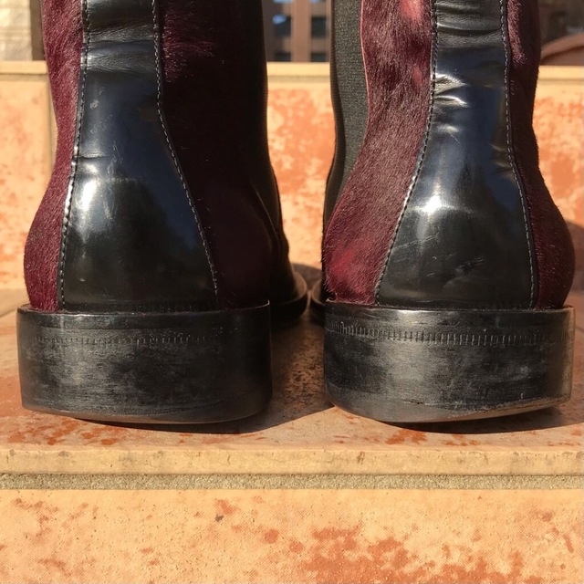 DOLCE&GABBANA(ドルチェアンドガッバーナ)のVtg　D&G　unborn calf　Chelsea boots メンズの靴/シューズ(ブーツ)の商品写真