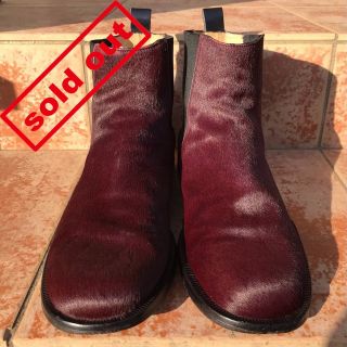 ドルチェアンドガッバーナ(DOLCE&GABBANA)のVtg　D&G　unborn calf　Chelsea boots(ブーツ)