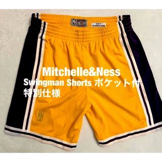 ミッチェルアンドネス(MITCHELL & NESS)のNBA LA Lakers Swingman Shorts 1996-97(バスケットボール)