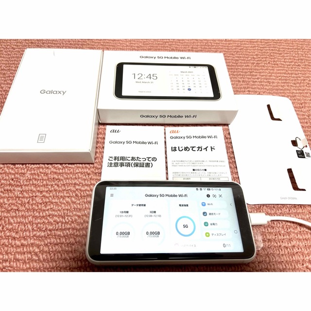 新しい購入体験 Galaxy 5G Mobile Wi-Fi SCR01 ルーター au