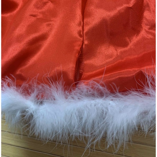 女の子 サンタクロース こども コスプレ クリスマス 衣装 ドレス キッズ/ベビー/マタニティのキッズ服女の子用(90cm~)(ワンピース)の商品写真
