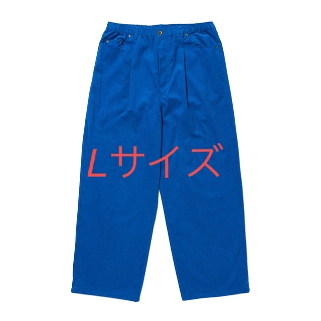 RILY ブルー コーデュロイパンツ Lサイズ 新品未使用 RILY ブルー コーデュロイパンツ Lサイズ 新品未使用