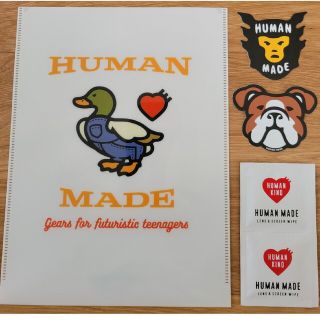 ヒューマンメイド(HUMAN MADE)の【即発送】HUMANMADE非売品 ヒューマンメイド クリアファイル ステッカー(その他)