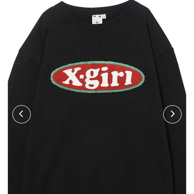 X-girl(エックスガール)のばんばんざいみゆちゃん着用スウェット　今だけこの価格！！タグ付き新品 レディースのトップス(トレーナー/スウェット)の商品写真