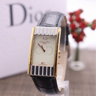 クリスチャンディオール(Christian Dior)の正規品【新品電池】ChristianDior ヴィンテージ/動作品 531401(腕時計)