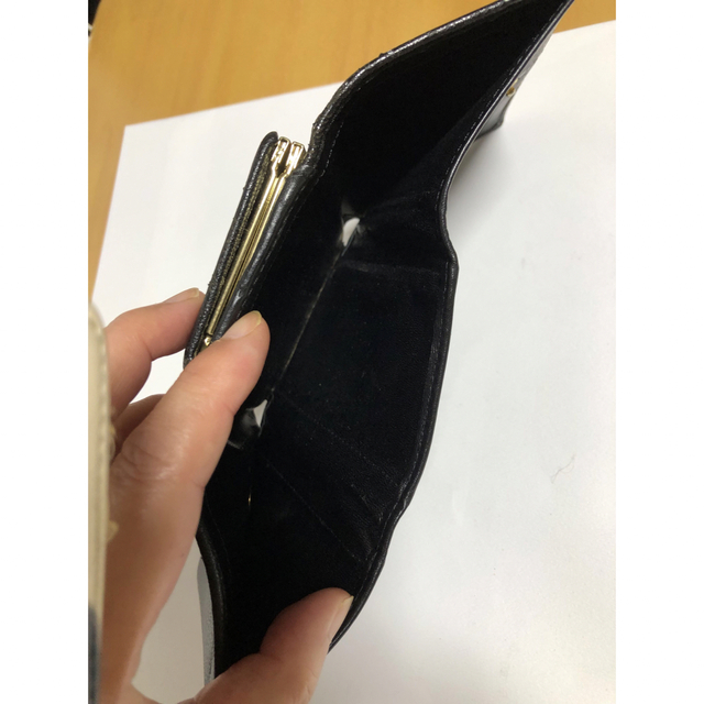 ヴィヴィアンウエストウッド 3つ折財布 ゴールド レザー がま口