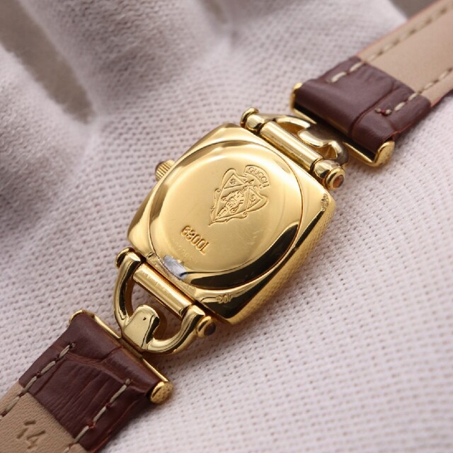 Gucci - 正規品【新品電池】GUCCI 6300L/ホースビット 動作良好 人気