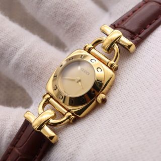 Gucci - 正規品【新品電池】GUCCI 6300L/ホースビット 動作良好 人気