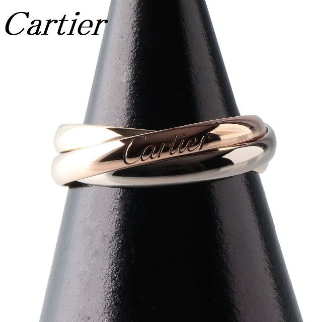 低価格で大人気の #54 リング トリニティ カルティエ - Cartier SM 【9846】 スリーカラー 750 リング(指輪)