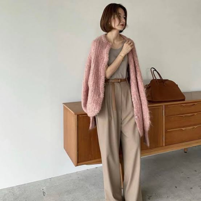 CLANE(クラネ)のCLANE COLOR MOHAIR SHAGGY CARDIGAN レディースのトップス(カーディガン)の商品写真