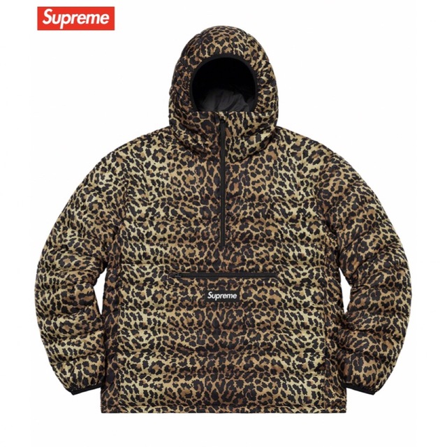 【特別訳あり特価】 Supreme halfziphoodedpullover down micro Supreme - ダウンジャケット