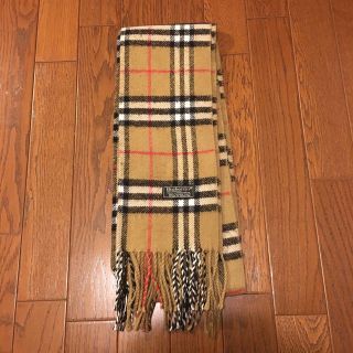 バーバリー(BURBERRY)のBURBERRY ノバチェック マフラー　ラムズウール　イングランド製(マフラー/ショール)