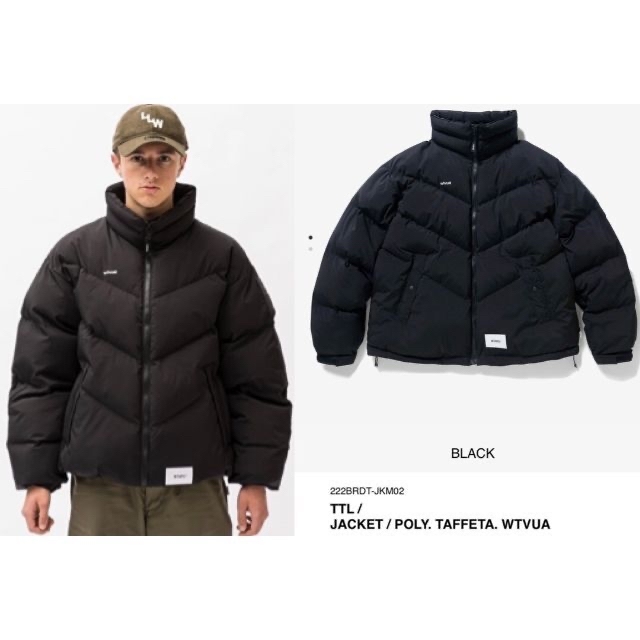 BLACK M 22AW WTAPS TTL / JACKET / POLY.