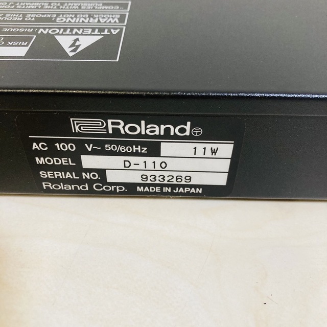 【美品】Roland D-110 音源モジュール 8