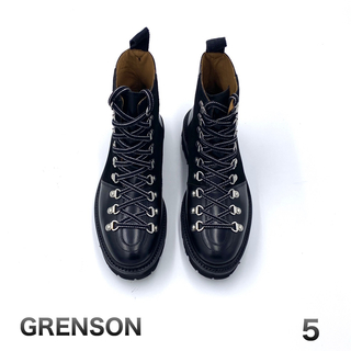 グレンソン(GRENSON)の5 23.5cm GRENSON グレンソン コンバット ブーツ ブラック(ブーツ)