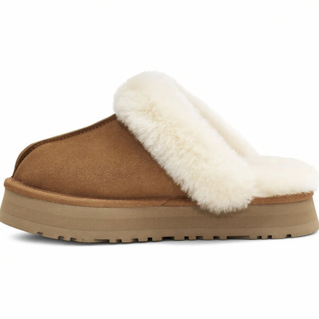 UGG ディスッケット　スリッパ　チェストナット　箱無し→300円オフ！