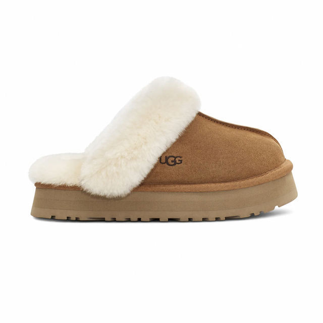 UGG ディスッケット　スリッパ　チェストナット　箱無し→300円オフ！