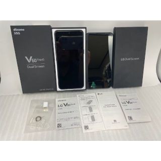 エルジーエレクトロニクス(LG Electronics)のdocomo LG V60 ThinQ 5G L-51A デュアルスクリーン付(スマートフォン本体)