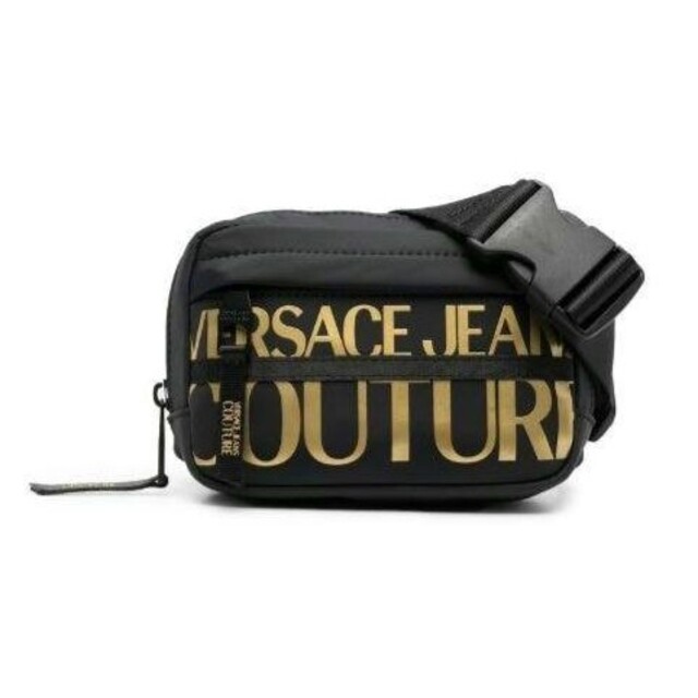 VERSACE JEANS COUTURE ボディバッグ ブラック