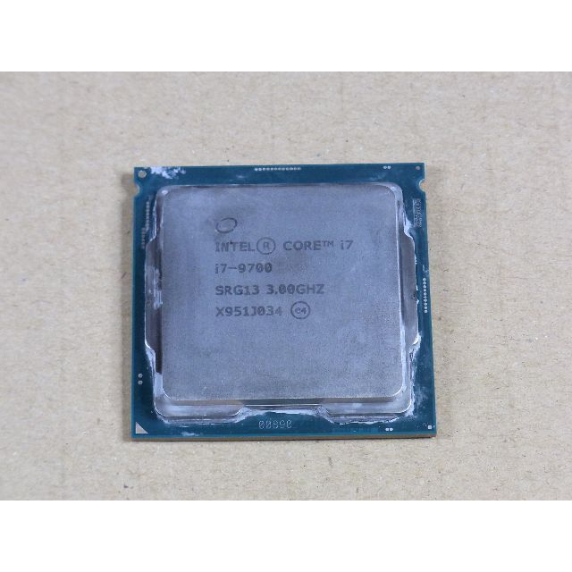 intel Core i7-9700 LGA1151 CPU - PCパーツ